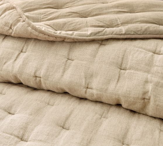 Everyday Linen Comfort Quilt | Pottery Barn (US)