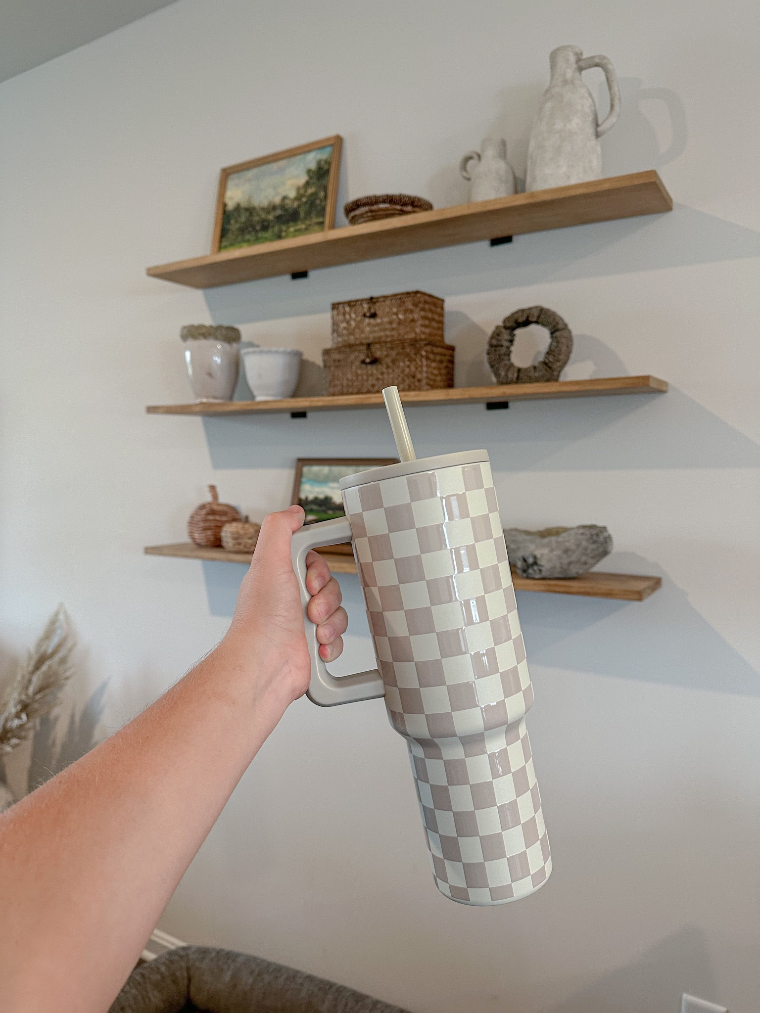 Amazon neutral checkered tumbler

#LTKfindsunder50 #LTKGiftGuide #LTKhome