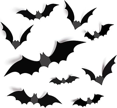 Halloween Decorations Bats Wall Decor Halloween Party Decorations Indoor Outdoor Halloween Decor ... | Amazon (US)