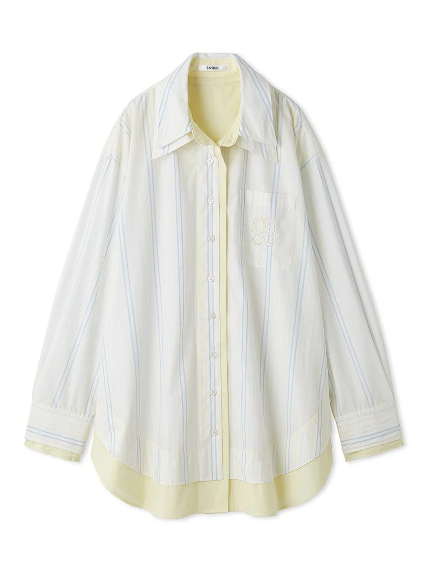 Sustainable Layered Shirt Tunic | Snidel