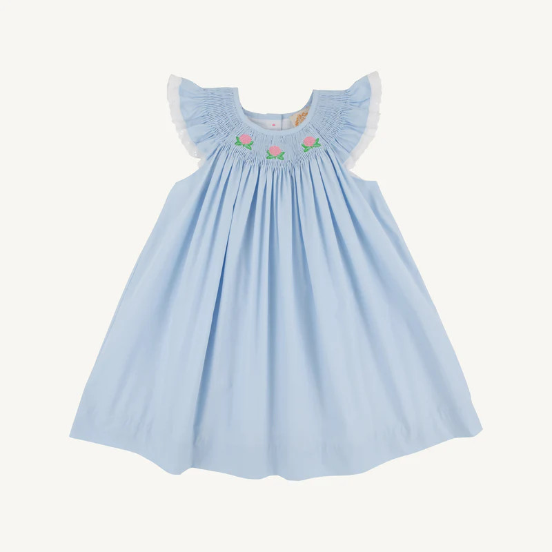 Angel Sleeve Sandy Smocked Dress | The Beaufort Bonnet Company