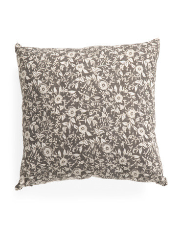 20x20 Washed Printed Cotton Slub Pillow | Throw Pillows | Marshalls | Marshalls