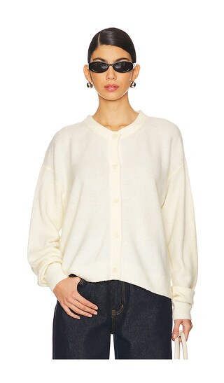 Damsville Cardigan in Pannacotta Chine | Revolve Clothing (Global)