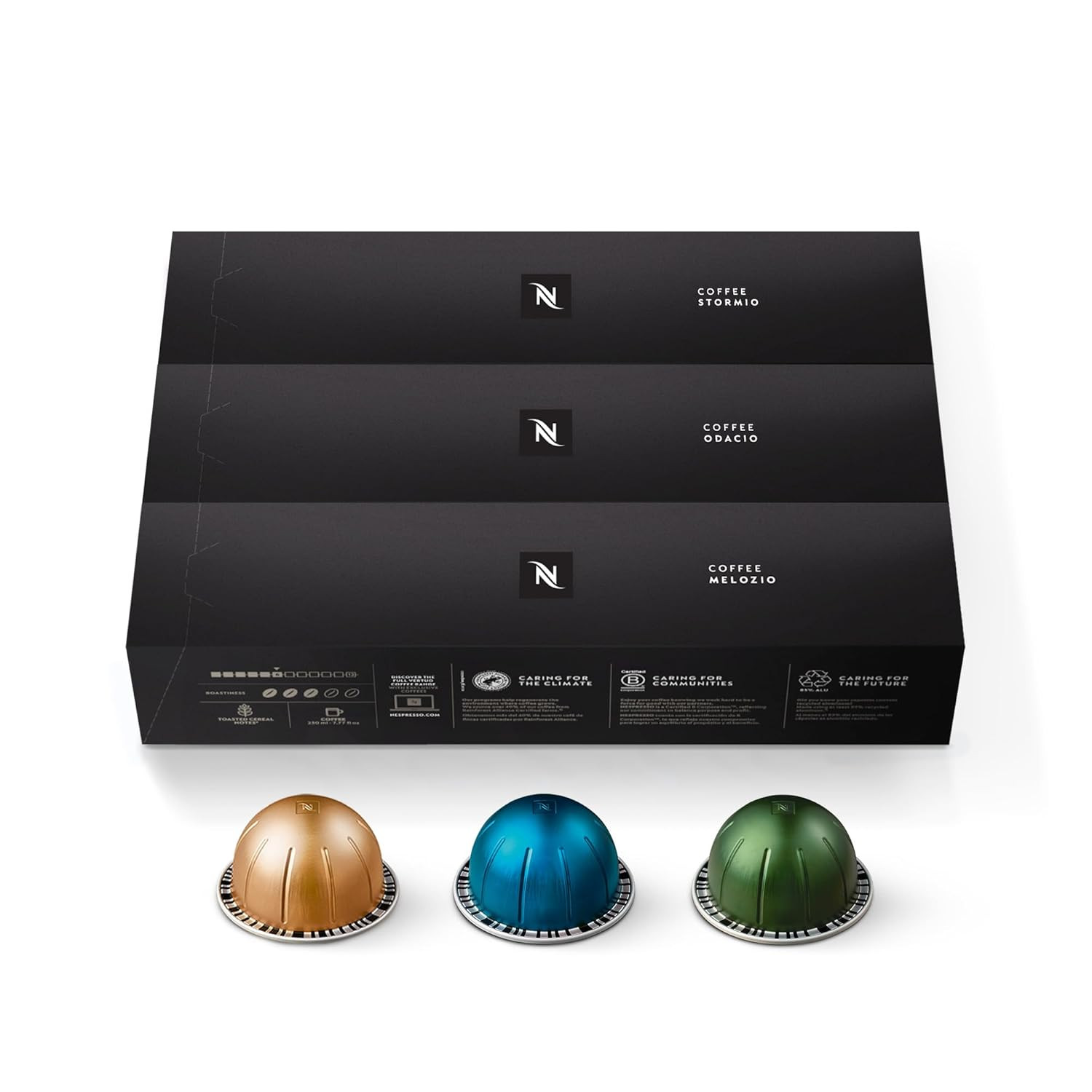 Nespresso Capsules Vertuo, Variety Pack, Medium and Dark Roast Coffee, 30 Count Coffee Pods, Brew... | Amazon (US)