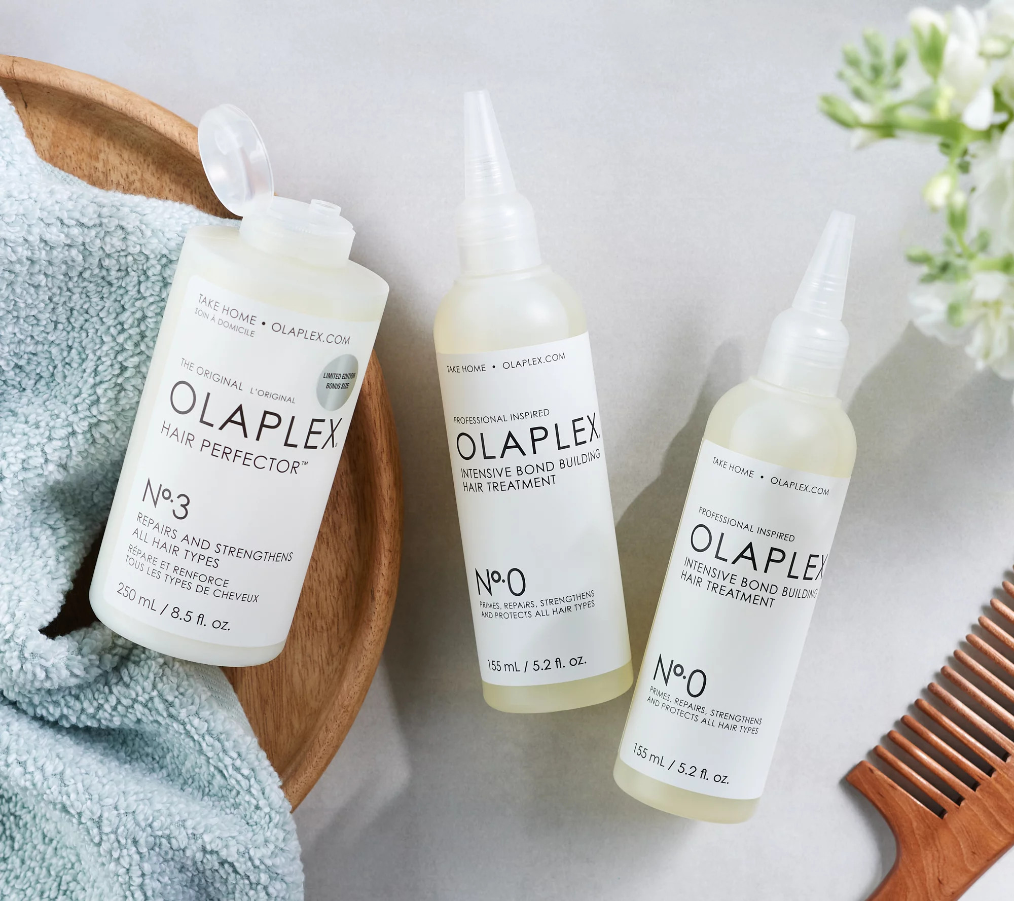 Olaplex Super-Size No.3 Hair Perfector & 2pc No.0 Bond Set - QVC.com | QVC