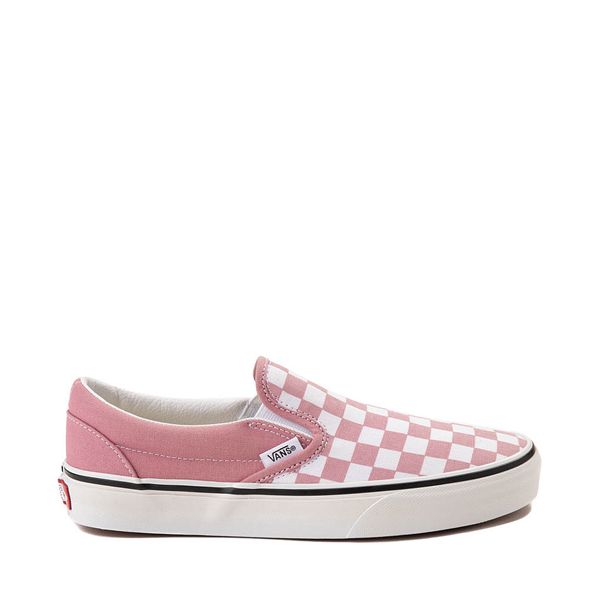 Vans Slip-On Checkerboard Skate Shoe - Foxglove / White | Journeys