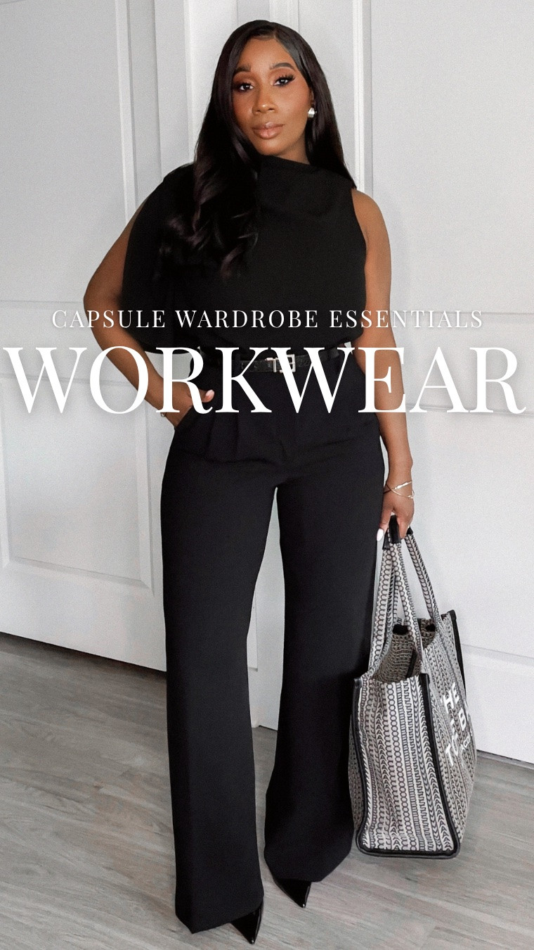 Workwear Capsule Wardrobe! 💼💻🖤
1) Black Dress - Small (similar styles linked)
2) Trench Coat - Medium 
3) Long sleeve bodysuit - Medium // Pants - Small Regular (code: brittney200 for 20% off!) 
4) Black Camisole - Medium // Cream Sweater (similar style) - Medium // Taupe pants - 8 Regular 
5) White Shirt - Medium // Plaid Skirt - size 6
6) Collared bodysuit (similar styles linked) - medium // Beige Skirt - size 4 
7) Black Drape Top (similar styles linked) - Medium // Black pants - 6 Regular 
8) Black Bodysuit and Navy skirt - Small // Navy Cardigan- Medium 
9) Brown Top - Small // Plaid Skirt - size 6 

Style inspo, workwear, office wear, outfit ideas, OOTD, Aritzia, WHBM, Amazon

#LTKootd #LTKWorkwear #LTKgrwm