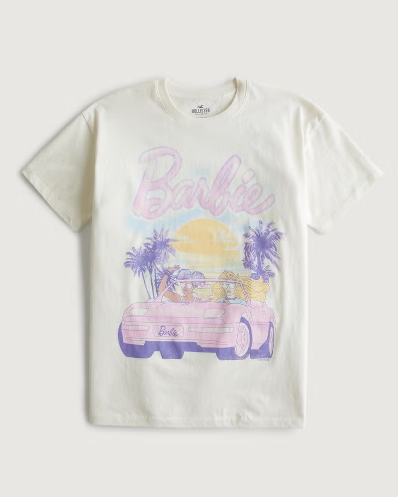Oversized Barbie Car Graphic Tee | Hollister (US)