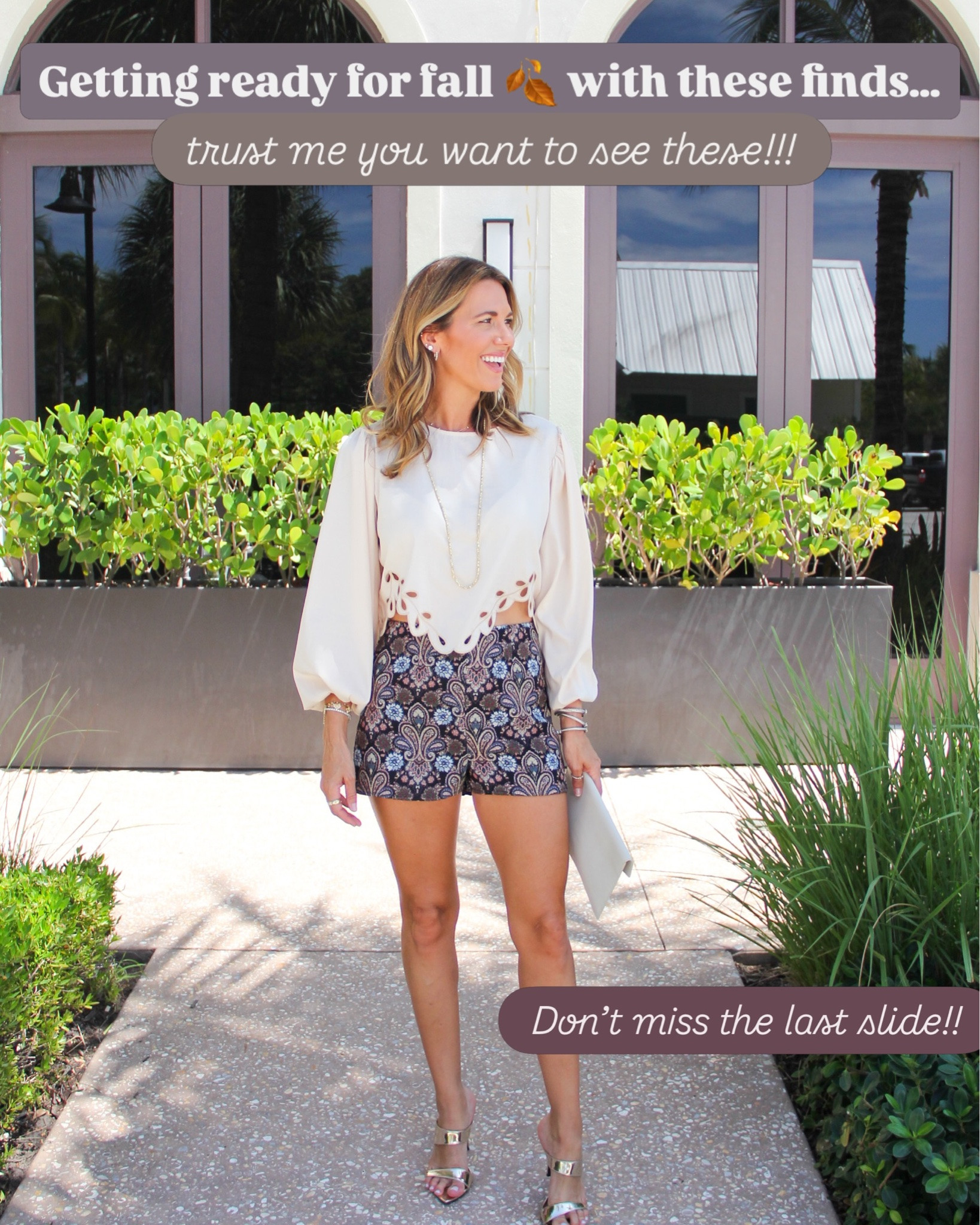 C0mment FALL to shop! 

This fall look is the perfect summer to fall look — the textured shorts and embroidered top are going to be so fun to style for fall! 

These brown clear heels are seriously GORGEOUS!! C0mment FALL to shop

Country western looks are back!!! So many beautiful fall finds!! Denim - Boots - Lace 🤠 

C0mment fall to shop 

This cozy set will be worn on repeat! So so comfy! 

Trust me snag these pieces! C0mment FALL to shop

Saw this Amazon beauty and need her for my fall wardrobe!! 

Yessss to this styled look

This dress can be styled so many ways! The colors are beautiful! 

Another gorgeous styled look — olive greens for the win!!