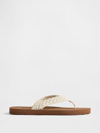 Kids Crochet Flip Flops | Gap (US)