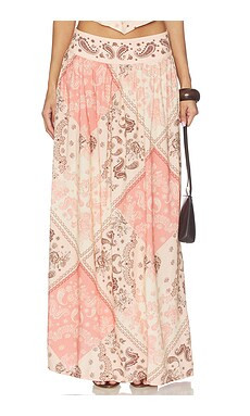 Agua Bendita x REVOLVE X Revolve Tropic Maxi Skirt in Pink from Revolve.com | Revolve Clothing (Global)