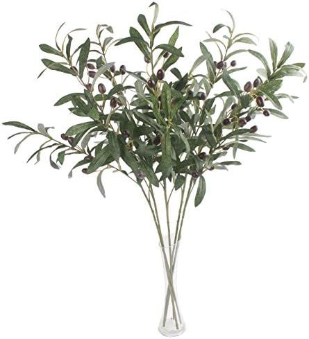 Amazon.com: JAROWN Artificial Olive Branch Stems 5pcs 28 Inch : Home & Kitchen | Amazon (US)