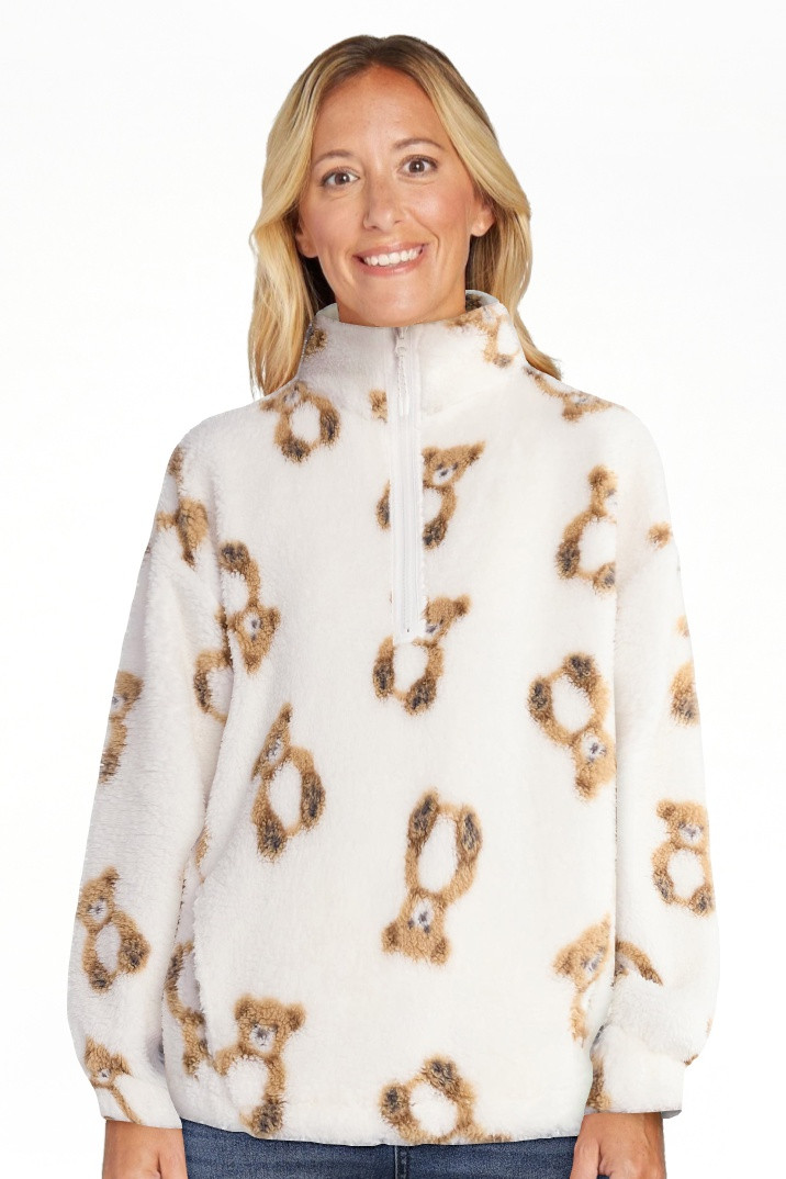 No Boundaries Plush Half-Zip Pullover, Women's | Walmart (US)