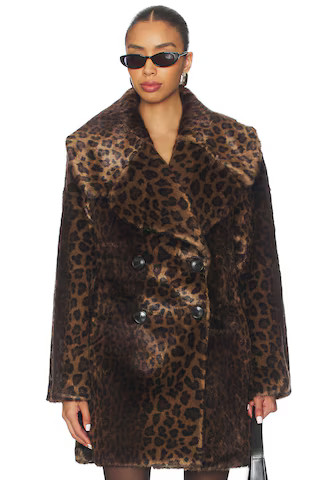 Adrienne Landau Elise Coat in Dana Cheetah from Revolve.com | Revolve Clothing (Global)