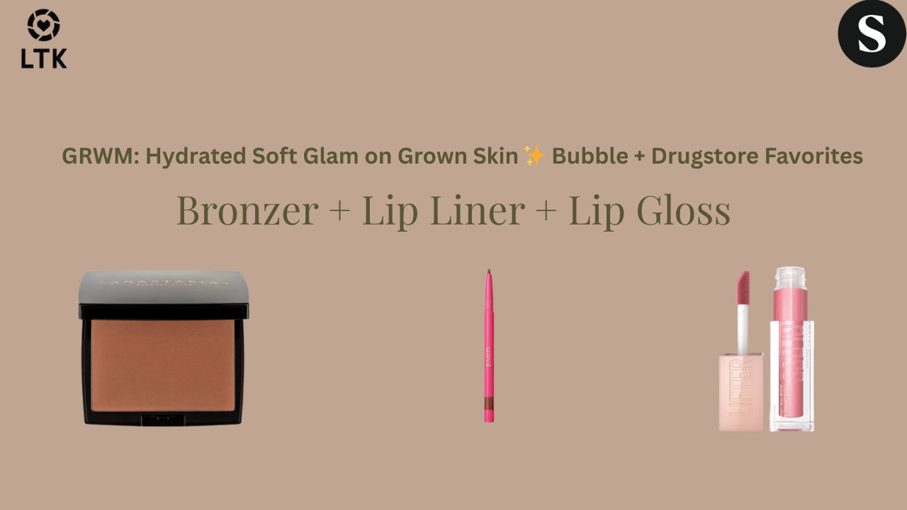 GRWM: Hydrated Soft Glam on Grown Skin ✨ Bubble + Drugstore Favorites

Get ready with me while I prep my skin and do a soft, hydrated glam using Bubble skincare, drugstore staples, and a few holy-grail extras. This GRWM is all about glowing, comfortable skin and makeup that works for grown, melanin-rich skin.
No rushing. No overdoing it. Just Joyce, hydration, and soft glam that feels good.
🛍️ Everything I used is linked in my ShopMy & LTK.


ShopMy:
https://shopmy.us/shop/collections/3567157


LTK:
https://liketk.it/5Mk8O


This GRWM features barrier-supporting skincare and hydrating makeup for a smooth, radiant finish. Bubble products prep the skin with ceramides, hyaluronic acid, and peptides, followed by complexion, eye, and lip products that enhance natural beauty with glow, warmth, and definition.


#GRWM
#GetReadyWithMe
#Over50Beauty
#HydratedGlam
#SoftGlam
#MelaninBeauty
#BubbleSkincare
#DrugstoreMakeup
#GrownWomanEnergy
#BeautyShorts


GRWM makeup, get ready with me over 50, hydrated glam makeup, soft glam GRWM, melanin makeup routine, Bubble skincare GRWM, drugstore makeup GRWM, grown woman beauty, everyday glam GRWM, Joyce Michelle Official
 

 #LTKgrwm #LTKOver40 #LTKBeauty