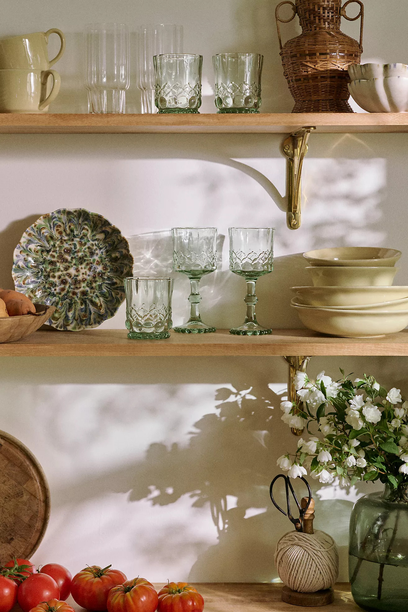 Lagos Portuguese Stoneware Pasta Bowls, Set of 4 | Anthropologie (US)