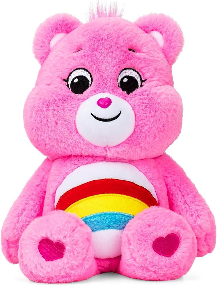 Care Bears 14” Cheer Bear - Pink Plushie for Ages 4+ – Perfect Stuffed Animal Support Gift, S... | Amazon (US)