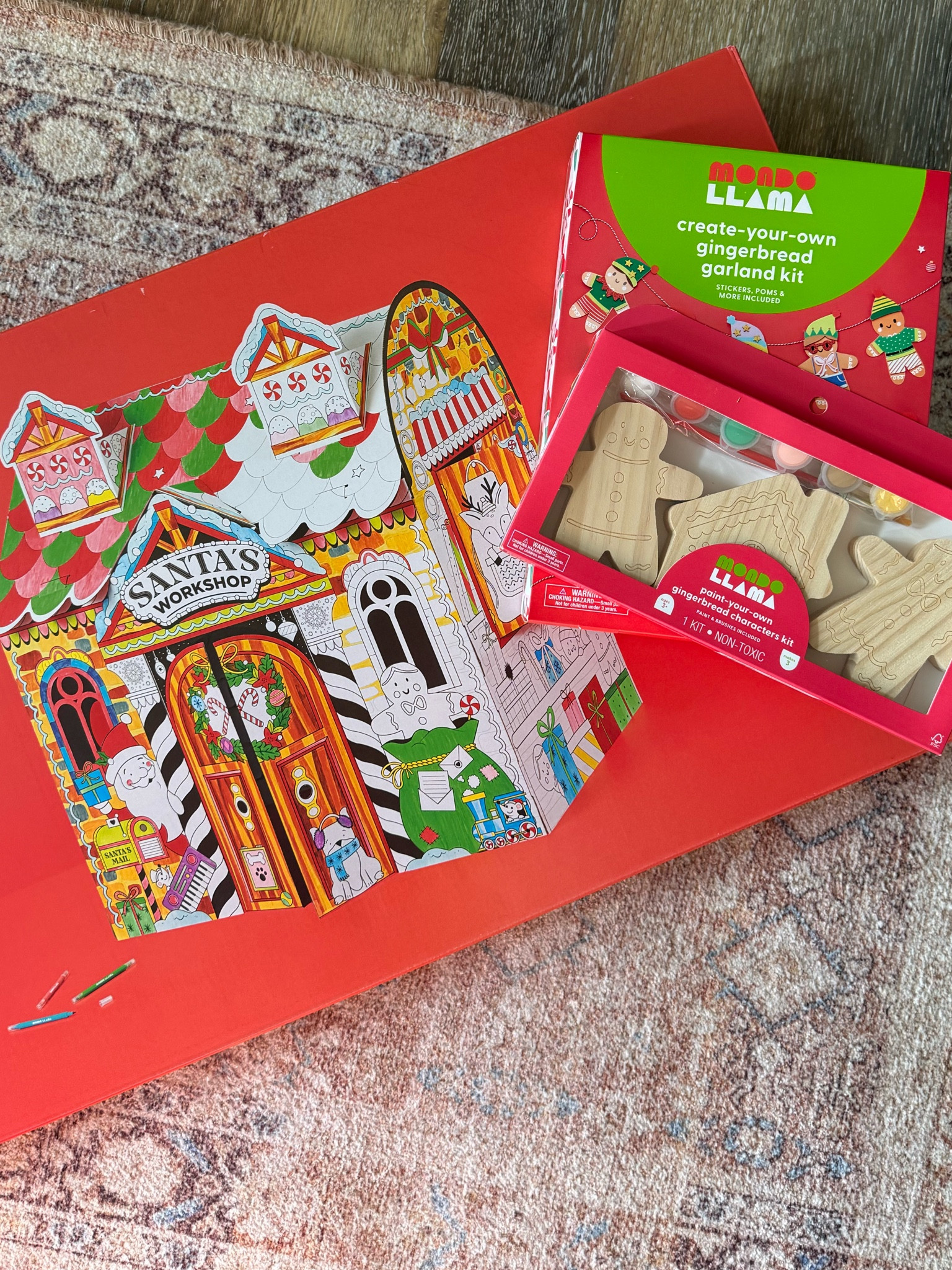 Crafts for toddlers — I grabbed two of these houses!! The bakery one for our Thanksgiving and then going to have Ollie’s elf bring Santa’s workshop Dec 1 🎄❤️ 

#LTKKids #LTKSeasonal #LTKHoliday