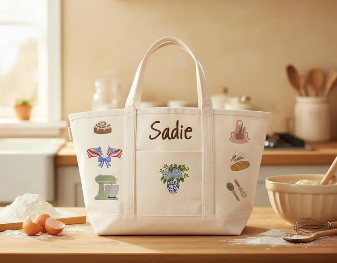 Make It Your Own Analog Hobby Icon Tote: Embroidered Favorite Things Bag You Design | Etsy (US)