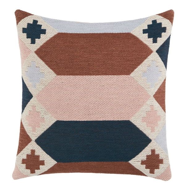Wanda June Home Cotton Chenille Kilim Pillow, Multi-Color, 18"x18" by Miranda Lambert | Walmart (US)
