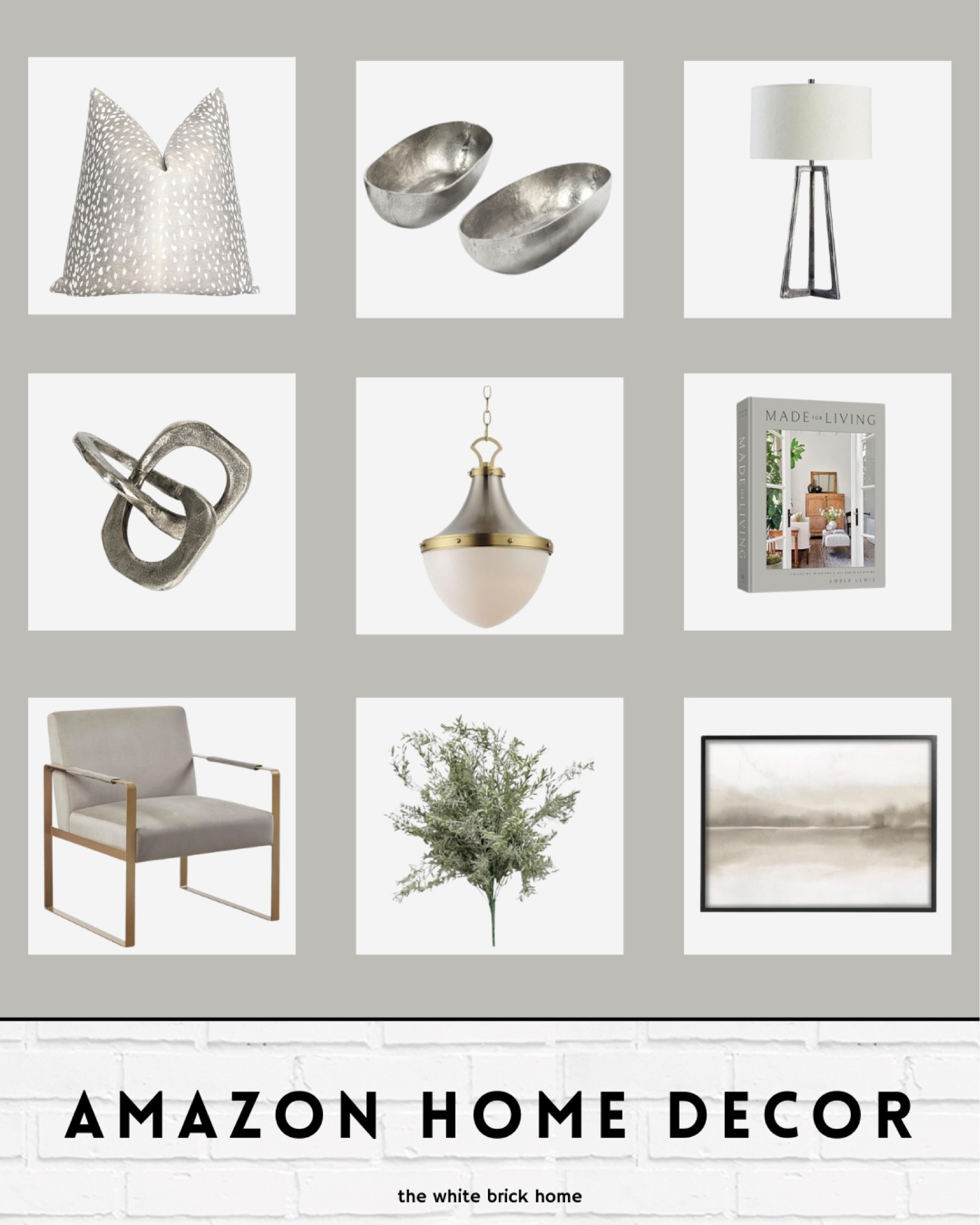 Beautiful home finds from Amazon that are chic and bring texture into a room! 

Amazon, Amazon home, Amazon home finds, home decor, home accessories, wall art, pendant light, faux greenery, coffee table, coffee table styling, table lamp, lamp, throw pillow, coffee table book, kitchen light, home accessories Amazon, modern home, chair, living room decor, living room seating, home finds, spring decor 

#LTKFindsUnder100 #LTKFindsUnder50 #LTKHome