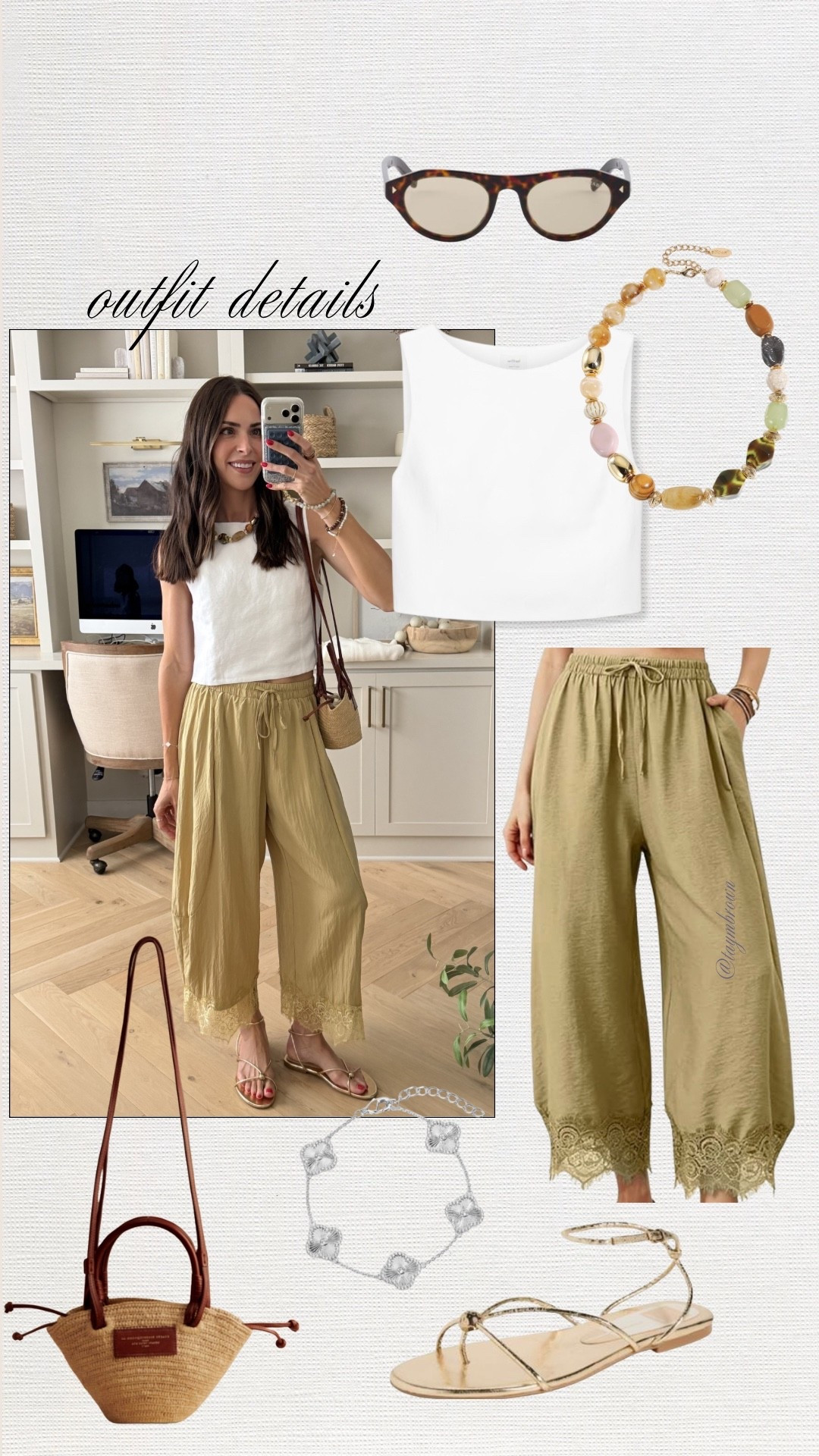 Top: tts, size down if between (S but XS would fit best) 
Pants: tts (S) amazing comfortable and pretty!!!
Sandals: tts

#LTKootd #LTKSaleAlert #LTKSeasonal