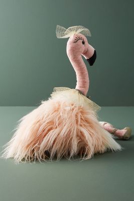 Fancy Flamingo Stuffed Animal | Anthropologie (US)