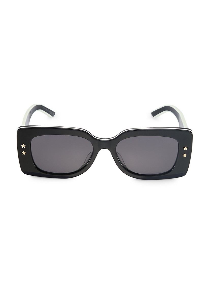 DiorPacific 53MM Rectangular Sunglasses | Saks Fifth Avenue