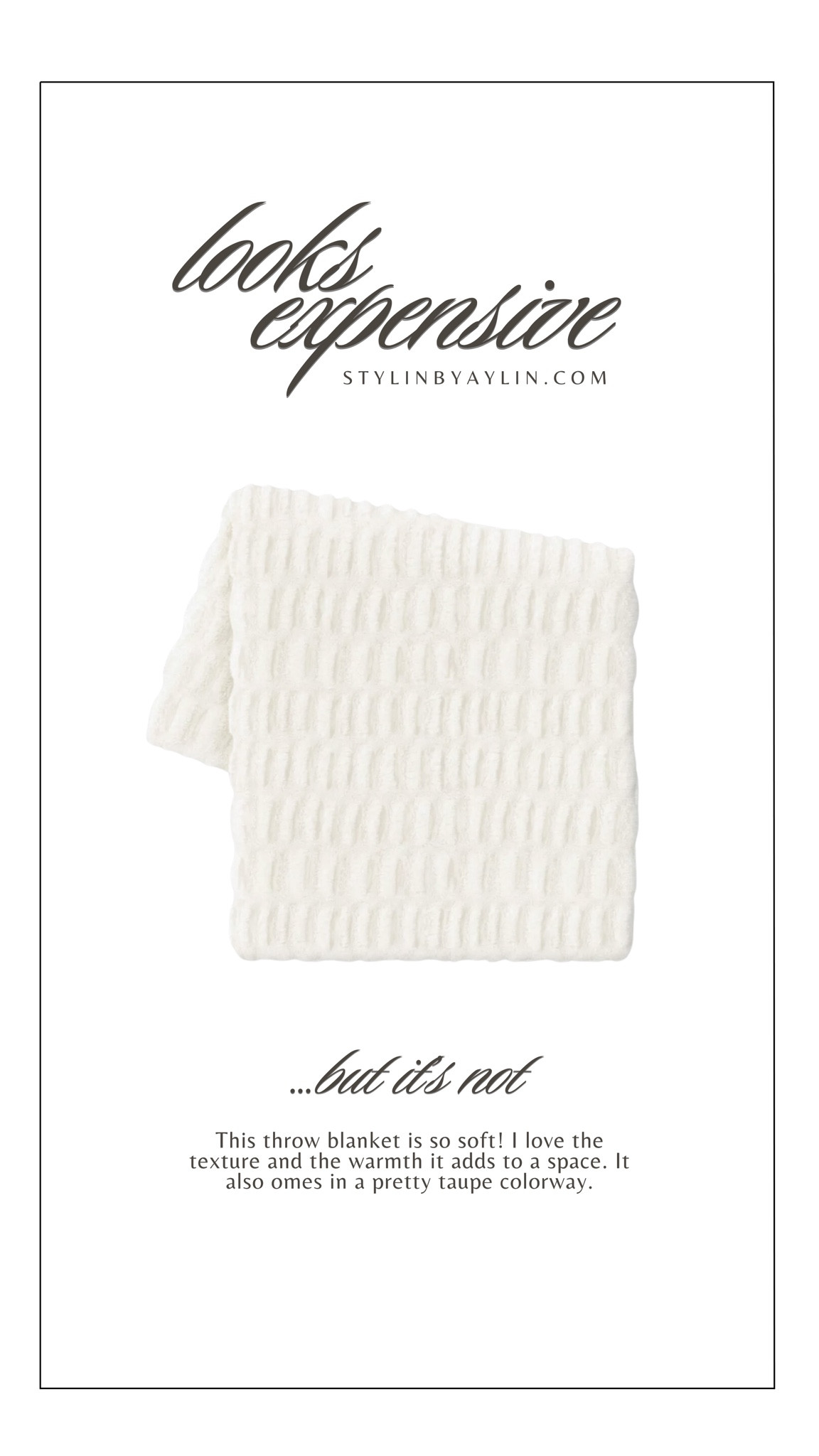 Throw blanket #stylinbyaylin

#LTKFindsUnder100 #LTKStyleTip #LTKHome