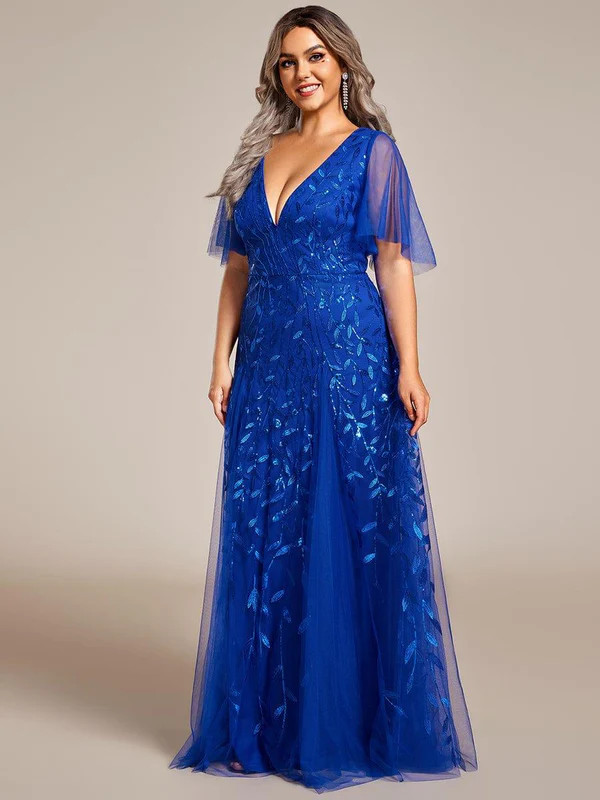 pretty ASTRAL Plus Size Floor Length Formal Evening Gowns for Weddings | Ever Pretty Garment Inc