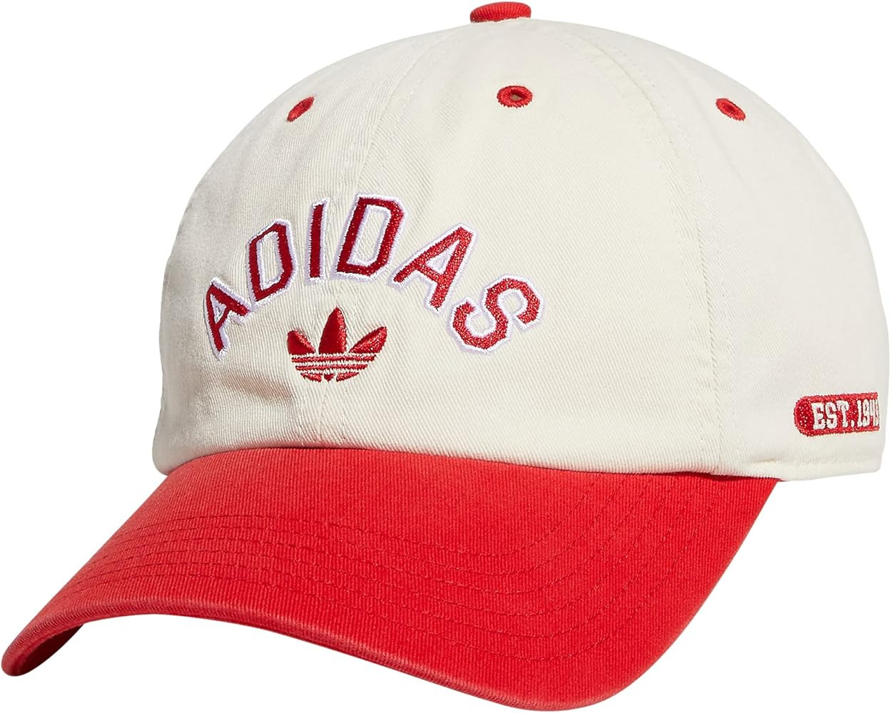 adidas New Prep Relaxed Adjustable Fit Washed Cotton Hat | Amazon (US)