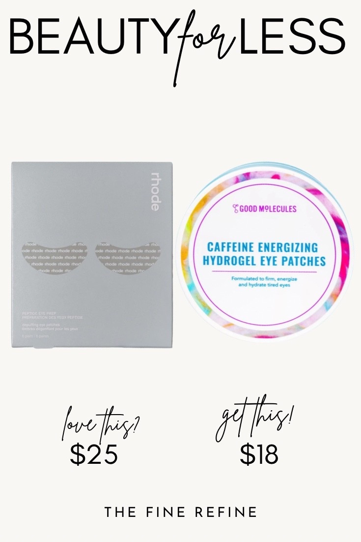 Rhode Peptide Eye Prep dupe with caffeine + peptides for depuffing and brightening under-eyes — same effect, better price. #LookForLess

#LTKselfcare #LTKmorningroutine #LTKValentine