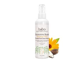 Babo Botanicals Sensitive Baby Fragrance-Free Diaper Rash Cream Spray - with Non-Nano Zinc Oxide,... | Amazon (US)