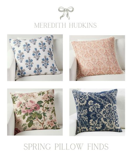 Pottery barn, pillow cover, pillowcase, pillow insert, throw pillow, accent pillow, blue and white home decor, blue and white pillow, floral pillow, pink pillow, coral pillow, roses, coastal home decor, spring decor, etsy, 

#LTKhome #LTKstyletip #LTKunder100