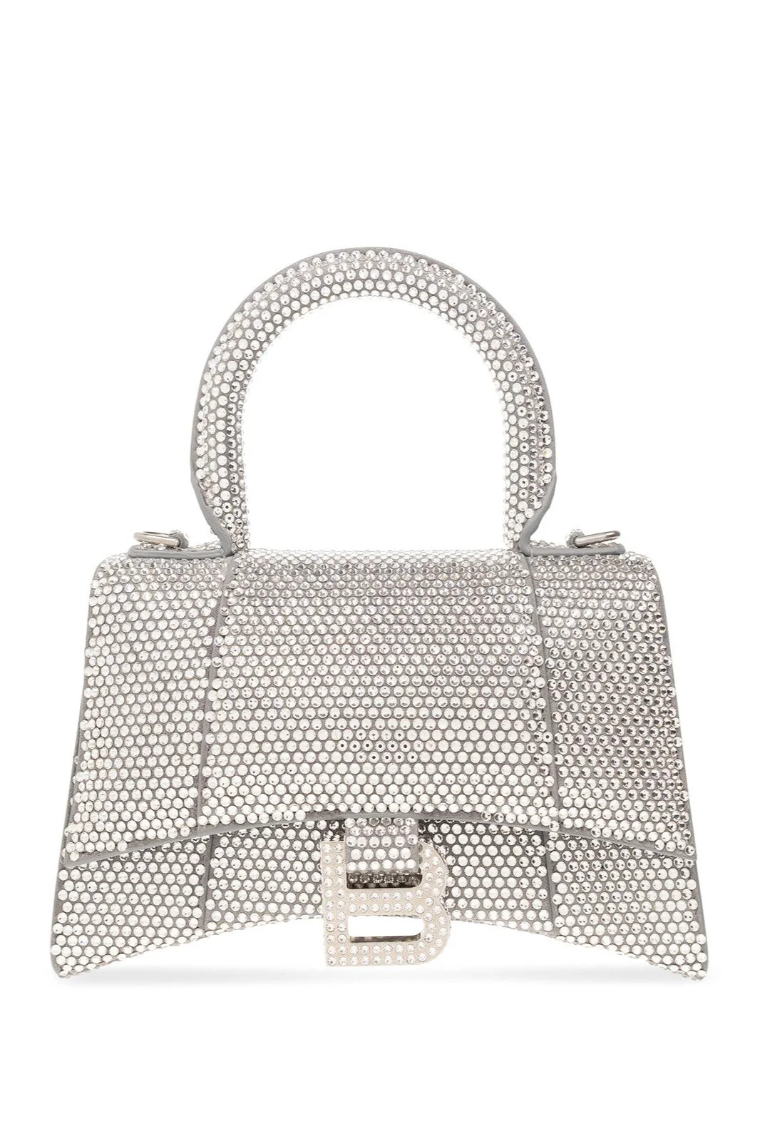 Balenciaga Hourglass Embellished Top Handle Bag | Cettire Global