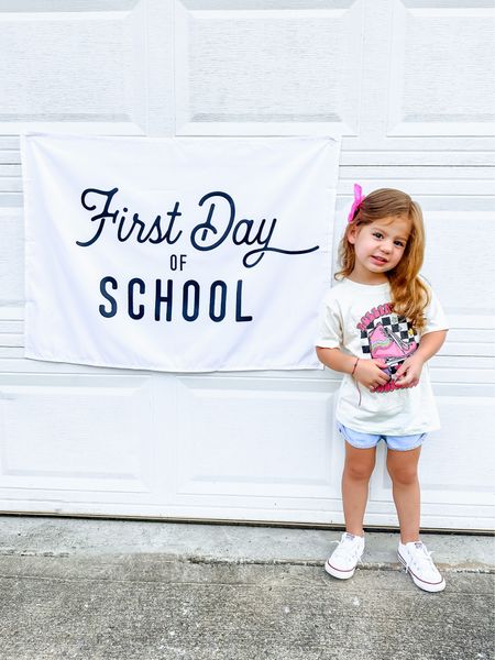 First Day of School banner 

#LTKkids #LTKBacktoSchool