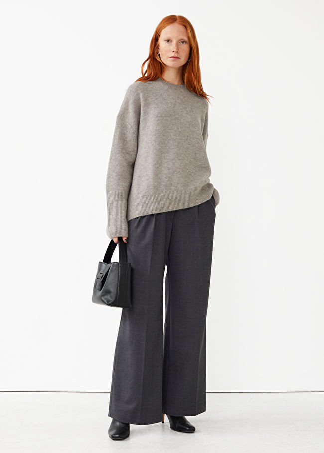 Relaxed Crewneck Wool Jumper | & Other Stories (EU + UK)