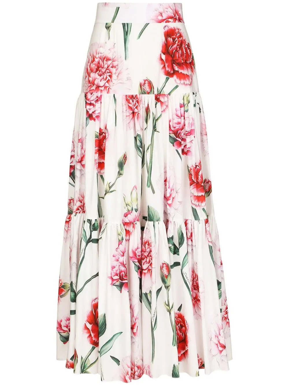 floral-print tiered maxi skirt | Farfetch Global