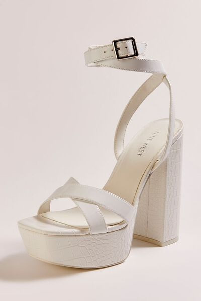 Nine West Faux Croc Heels | Forever 21 (US)