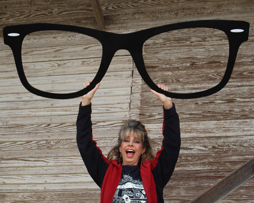 Giant Wayfarer Eyeglasses Big Wayfarer Sunglasses Big Black - Etsy | Etsy (US)