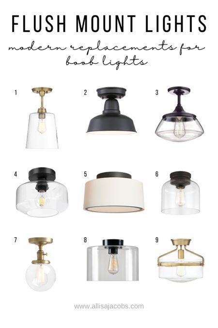 9 Modern Flush Mount Lights for an Easy Update! 🙌🏼 💡 

#LTKhome