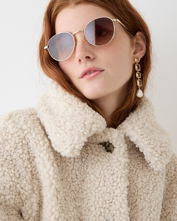 Teddy sherpa lady coat | J. Crew US