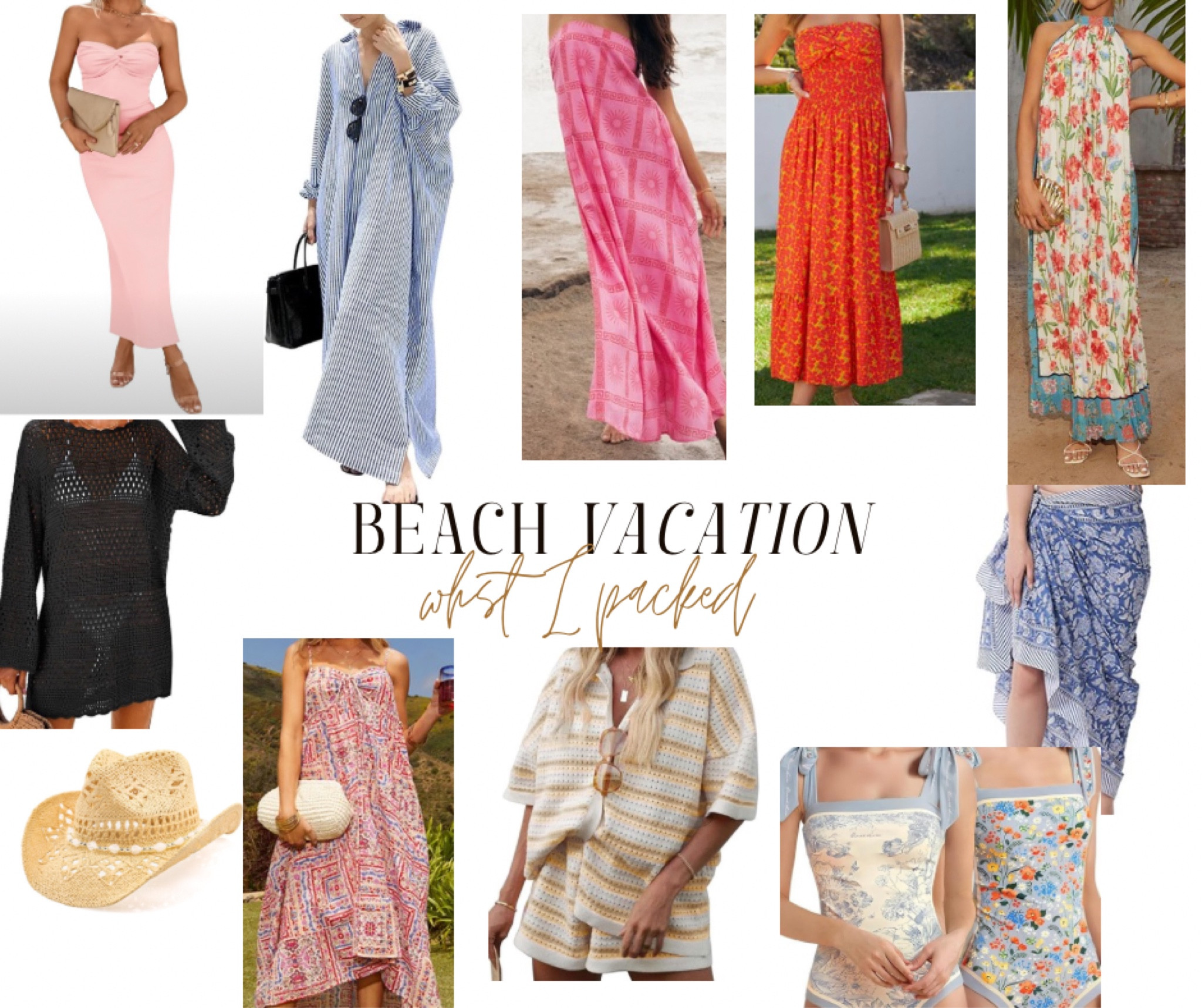 These are all outfits I packed for my recent beach vacation! They were all super cute and the perfect affordable vacation outfits! All of them were bump friendly. 

#LTKStyleTip #LTKTravel #LTKFindsUnder100
