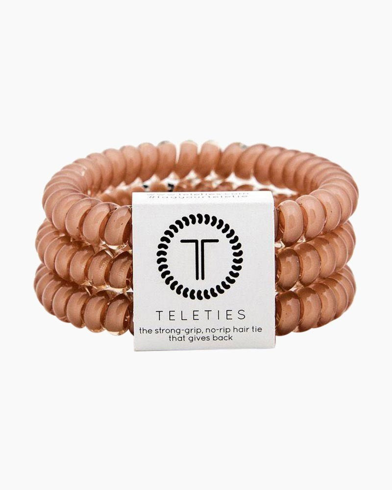 Teleties Warm Sand Tone Hair Tie Set (3-Pack) | The Paper Store