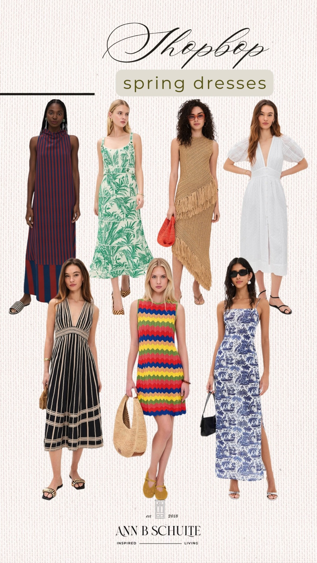 Spring must have dresses from Shopbop are bringing all the fluttery hems, soft colors, and twirl worthy moments. Consider this your cue to dress like sunshine. 🌷👗✨
#Shopbop #ShopbopStyle #SpringDresses #MustHaveDresses #SpringOutfits #WardrobeRefresh #DressEdit #OOTDInspo #LTKSpring #StyleInspo 

 #LTKootd #LTKSeasonal