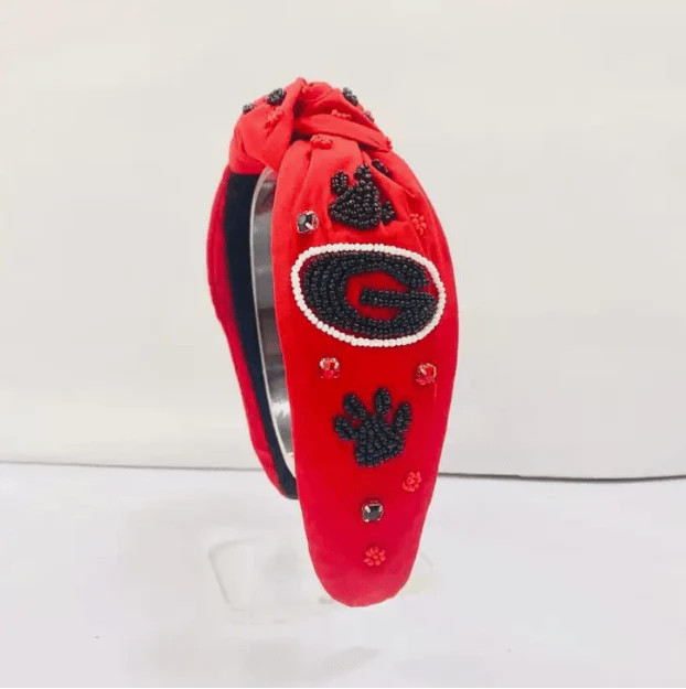 Georgia Bulldogs Beaded Headband | Sorelle Gifts