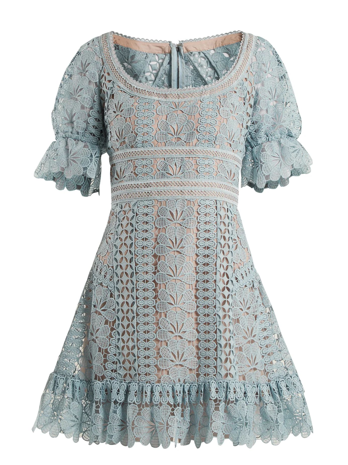 Floral-lace mini dress | Matches (US)