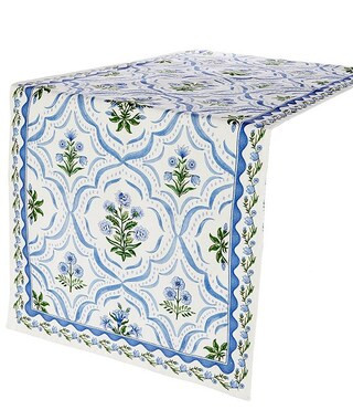 Southern Living Tabitha Collection Floral Print Extra Long Runner | Dillard's | Dillard's