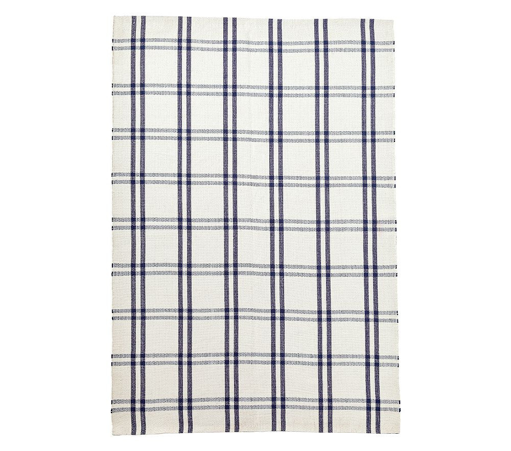 Plaid Woven Rug | Pottery Barn Kids