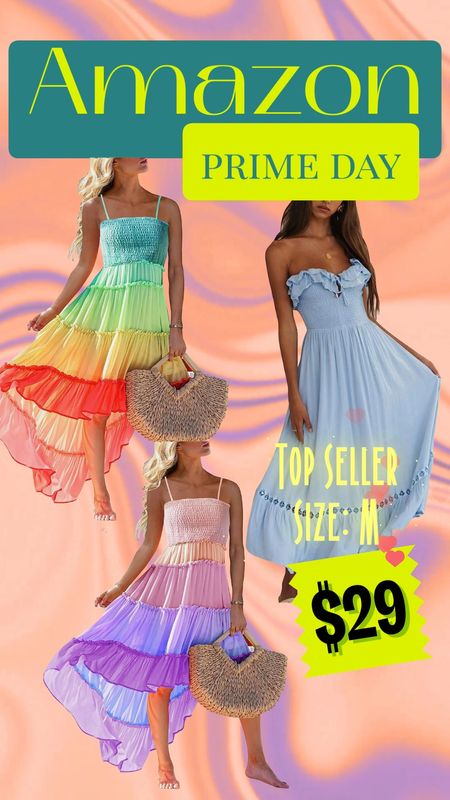 Amazon Prime Day | Summer Sleeveless Strapless Ruffle Off The Shoulder Swing Cocktail Party Dress

#LTKunder50 #LTKxPrimeDay #LTKsalealert